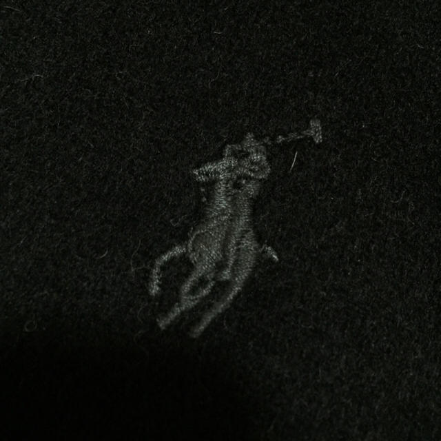 POLO RALPH LAUREN(ポロラルフローレン)の新品✨ラルフローレン イタリア製 マフラー / ブラック レディースのファッション小物(マフラー/ショール)の商品写真