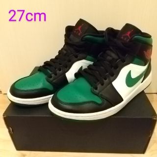 ナイキ(NIKE)の★27cm Air Jordan 1 Mid pine green(スニーカー)