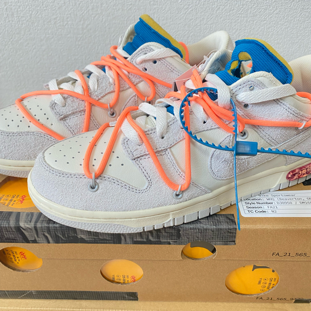 off-white × NIKE ダンク low 27センチ