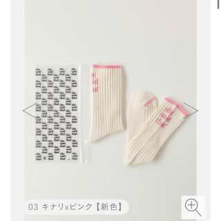 クツシタヤ(靴下屋)の【新品未使用】靴下屋　she said that コラボ商品(ソックス)