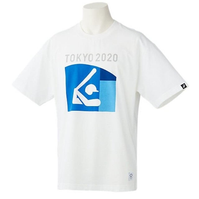 asics(アシックス)の【新品・未使用】オリンピック　ピクトグラム　Tシャツ　野球 メンズのトップス(Tシャツ/カットソー(半袖/袖なし))の商品写真