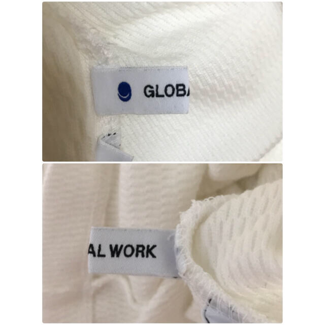 GLOBAL WORK(グローバルワーク)のGLOBAL WORK タンクトップ　白　Mサイズ　未使用品 レディースのトップス(Tシャツ(半袖/袖なし))の商品写真