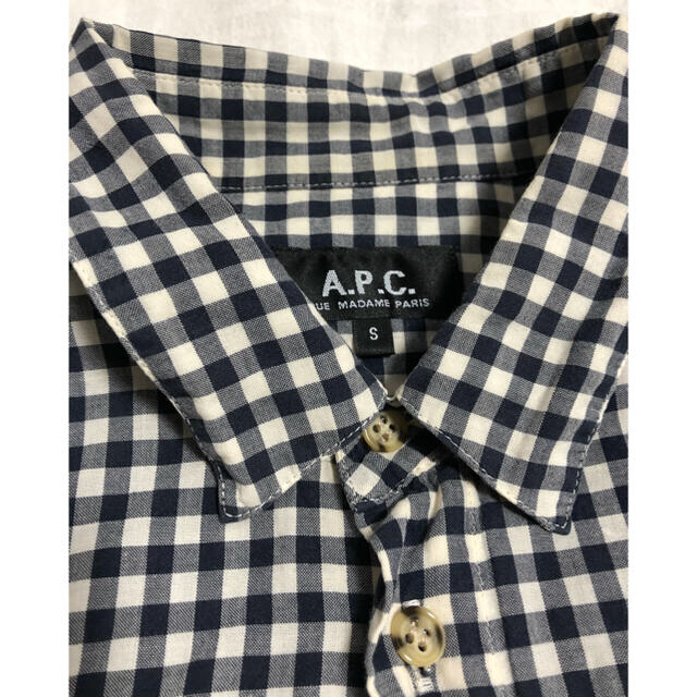 A.P.C(アーペーセー)のAPC ギンガムチェックシャツ　長袖 メンズのトップス(シャツ)の商品写真