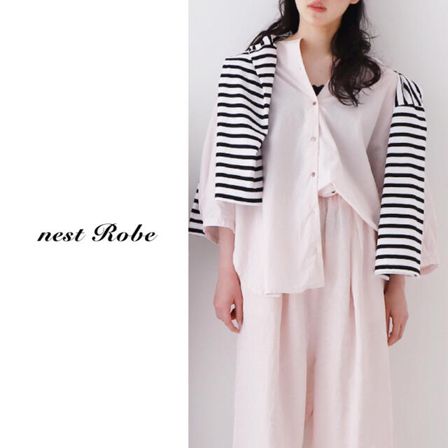 nest robe(ネストローブ)| コットンリネン近江晒ドルマンブラウス