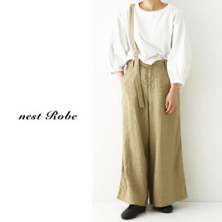 ネストローブ(nest Robe)のnest robe（ネストローブ）| リネンワンショルパンツ(カジュアルパンツ)