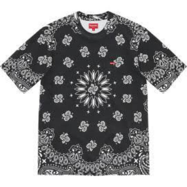 Supreme(シュプリーム)の21SS Small Box Tee Black Bandana m メンズのトップス(Tシャツ/カットソー(半袖/袖なし))の商品写真