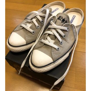 コンバース(CONVERSE)のコンバース オールスター S ミュール スリップ OX ベージュ 23.5cm(スニーカー)