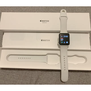 アップルウォッチ(Apple Watch)のxAx様専用 Apple Watch series3 42mm シルバーアルミ(その他)