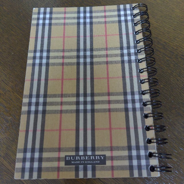 BURBERRY(バーバリー)の♡バーバリーノート♡ インテリア/住まい/日用品の文房具(ノート/メモ帳/ふせん)の商品写真