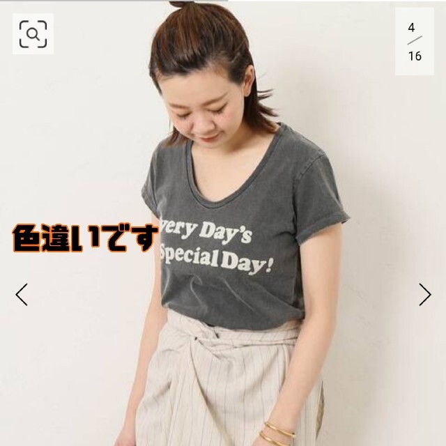 JOURNAL STANDARD(ジャーナルスタンダード)のMixta/ミクスタ　EVERY DAYS A SPECIAL DAY Tシャツ レディースのトップス(Tシャツ(半袖/袖なし))の商品写真