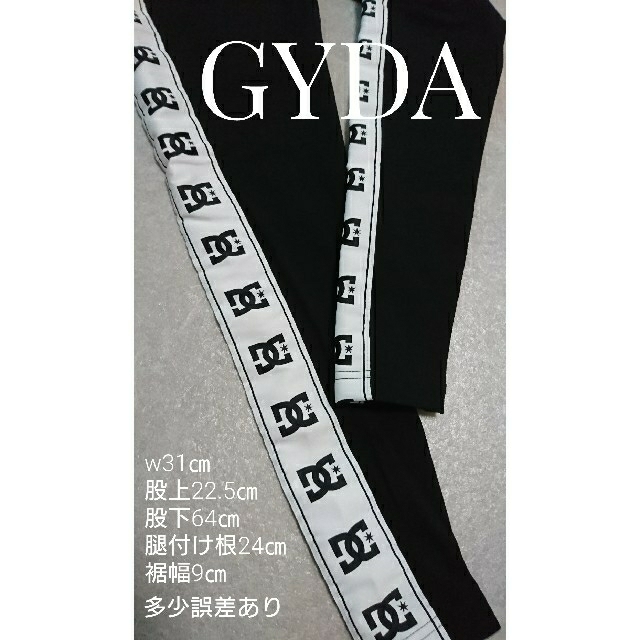 GYDA(ジェイダ)の新品 GYDA DC コラボ SIDELINE LEGGINS レギンス 倖田來 レディースのレッグウェア(レギンス/スパッツ)の商品写真