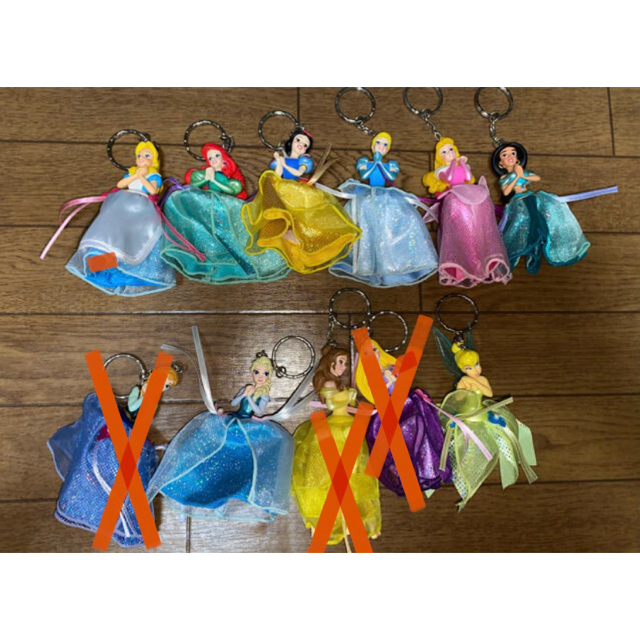 Disney(ディズニー)のディズニープリンセス　キーホルダー　 レディースのファッション小物(キーホルダー)の商品写真