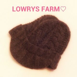 ローリーズファーム(LOWRYS FARM)のLOWRYS FARM♡ニット帽子♡(ニット帽/ビーニー)