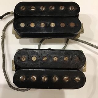 ギブソン(Gibson)の1963年製ギブソン初期ナンバードPAFフロント、リアセット(エレキギター)