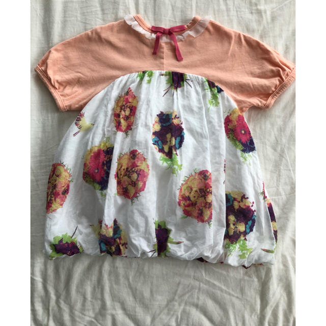 hakka baby(ハッカベビー)のハッカベビー　チュニック　Tシャツ　 キッズ/ベビー/マタニティのキッズ服女の子用(90cm~)(Tシャツ/カットソー)の商品写真