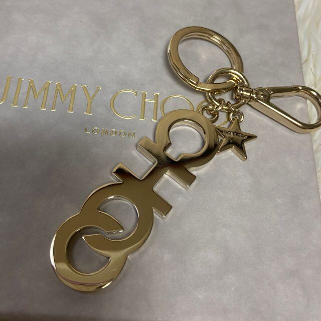 JIMMY CHOO - 新品・箱付き【JIMMYCHOO ジミーチュウ】CHOO キーリングの通販 by My heart's shop