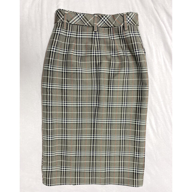 DOUBLE STANDARD CLOTHING(ダブルスタンダードクロージング)のチェックスカート ページュ レディースのスカート(ひざ丈スカート)の商品写真