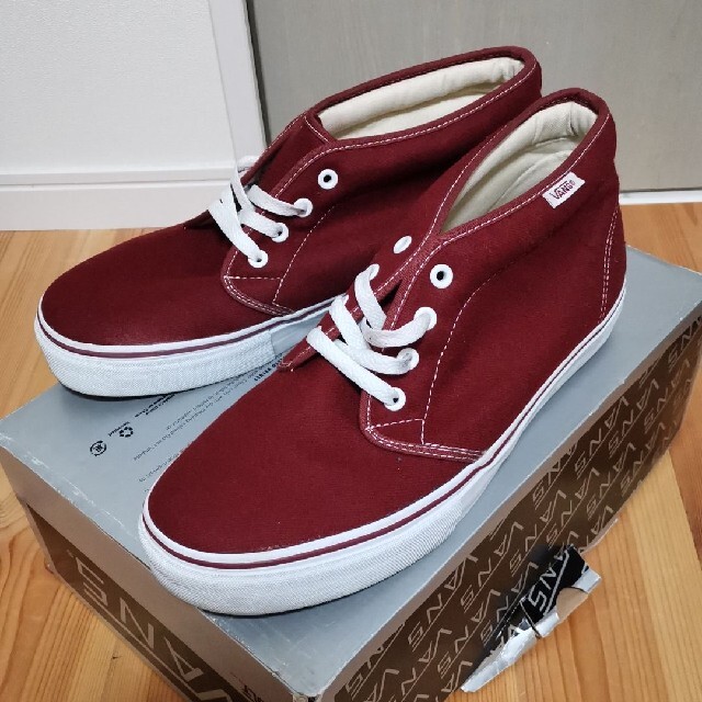 VANS VAULT(バンズボルト)の【早い者勝ち値引きUSED】VANS Chukka 49 LX バーガンディ29 メンズの靴/シューズ(スニーカー)の商品写真