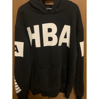 美品 HOOD BY AIR. ロングコート 黒 HBA ロゴ 69 フードバイ