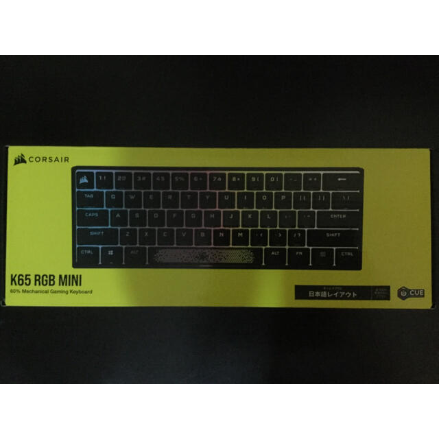 CORSAIR K65 RGB MINI 60% gaming keyboardスマホ/家電/カメラ