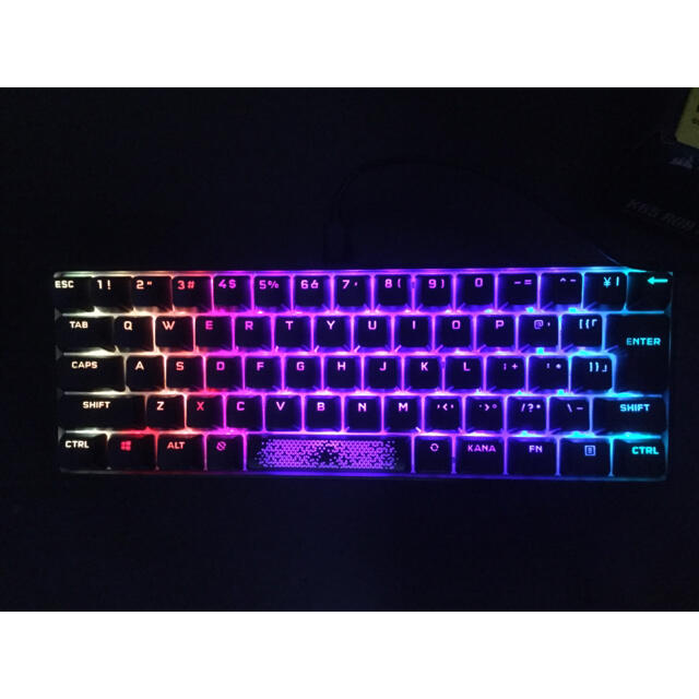 CORSAIR K65 RGB MINI 60% gaming keyboardスマホ/家電/カメラ