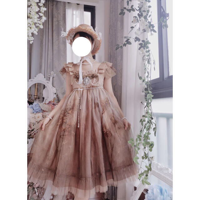 バレエ ブルーサックス ロングジャンスカ vintage ロリータ やみかわ