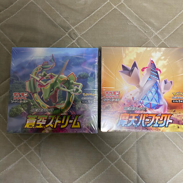 ポケモン(ポケモン)のポケモンカード　摩天パーフェクト　蒼空ストリーム　box 新品　未開封 エンタメ/ホビーのトレーディングカード(Box/デッキ/パック)の商品写真