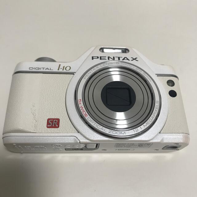PENTAX(ペンタックス)のペンタックス Optio I-10 パールホワイト スマホ/家電/カメラのカメラ(コンパクトデジタルカメラ)の商品写真