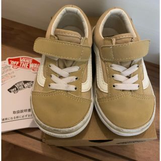 ヴァンズ(VANS)のバンズ オールド スクール キッズ　ベージュ　15㎝(スニーカー)