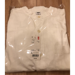 ユニクロ(UNIQLO)の⭐️新品未使用タグ付き❣️UNIQLO デニムオーバーサイズスタンドカラーシャツ(シャツ)