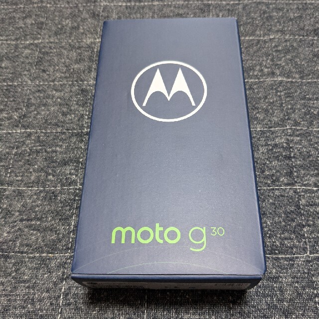 【新品未使用】motorola モトローラ moto g30 ダークパール