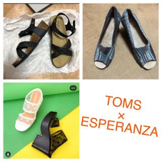 エスペランサ(ESPERANZA)のエスペランサ×TOMS セット(サンダル)