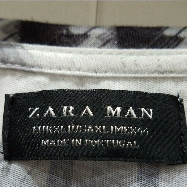 ZARA(ザラ)の【希少！】ZARA プリント柄 Tシャツ XL メンズのトップス(Tシャツ/カットソー(半袖/袖なし))の商品写真