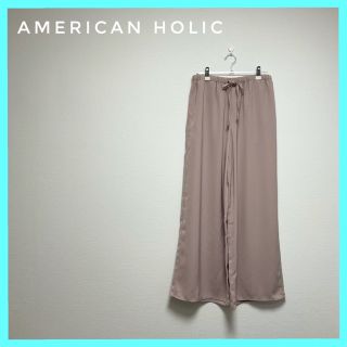 【美品】AMERICAN HOLIC＊ガウチョパンツ＊レディース＊送料無料！(カジュアルパンツ)