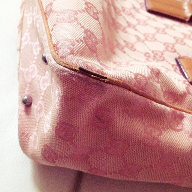 Gucci(グッチ)のGUCCI＊ピンク♡トートバッグ♡♡ レディースのバッグ(ハンドバッグ)の商品写真