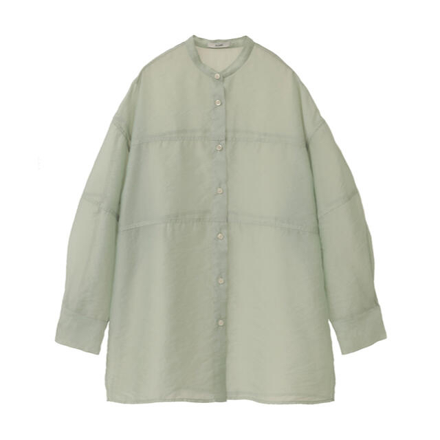 シャツ CLANE SWITCH SHEER SHIRT MINT サイズ1の通販 by ミケ's shop｜ラクマ カラー