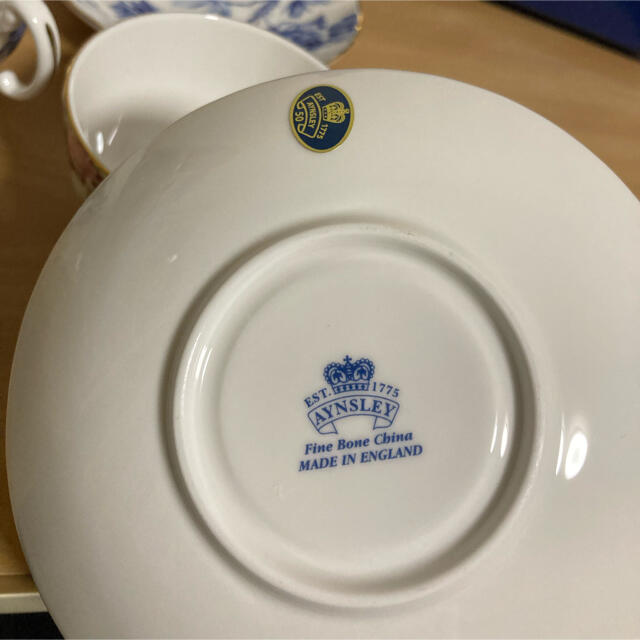 Aynsley China(エインズレイ)のAynsley エインズレイ　ペア インテリア/住まい/日用品のキッチン/食器(グラス/カップ)の商品写真