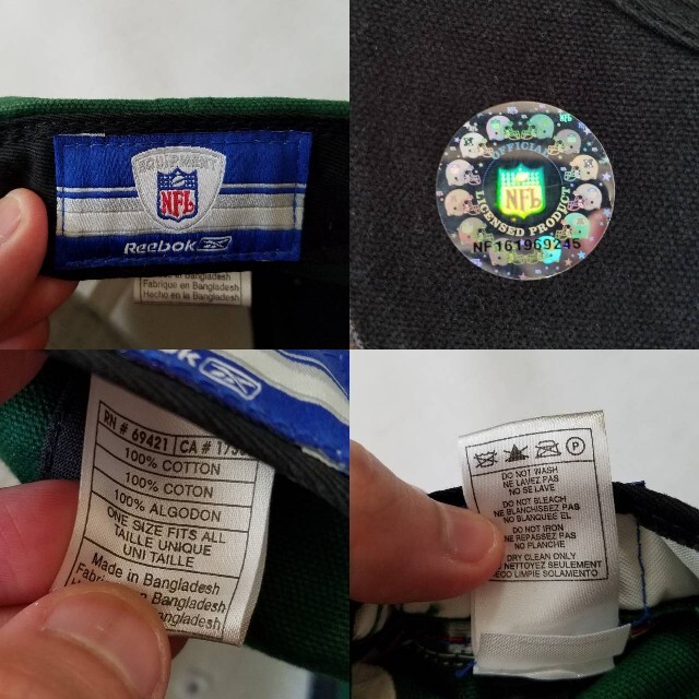 Reebok(リーボック)のReebok × NFL New York JETS Adjuster Cap メンズの帽子(キャップ)の商品写真