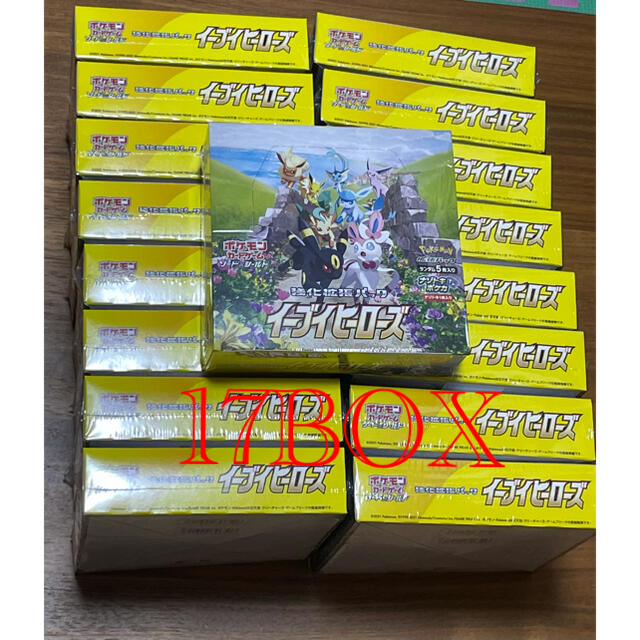 《新品未開封》イーブイヒーローズ　17BOX   シュリンク付き