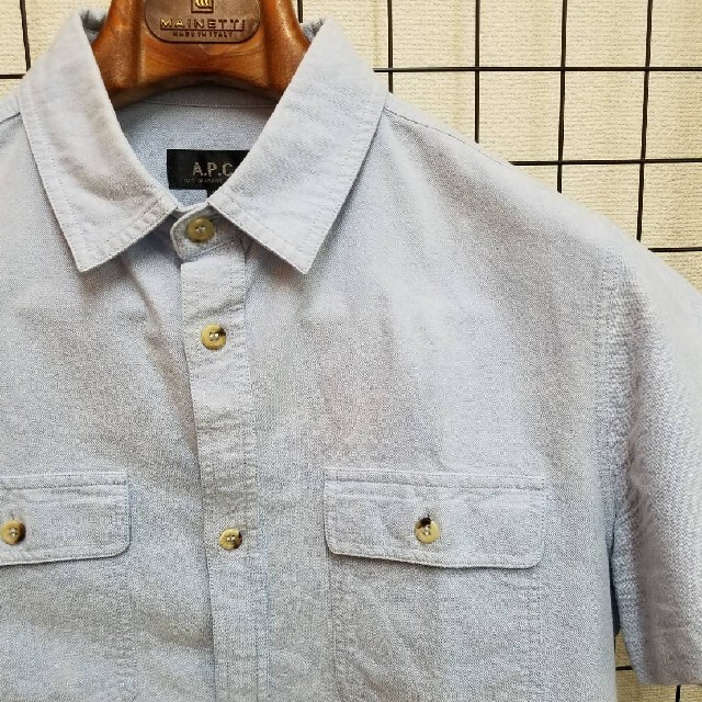 A.P.C(アーペーセー)のチュニジア製 A.P.C. Pocket Oxford S/S Shirt メンズのトップス(シャツ)の商品写真