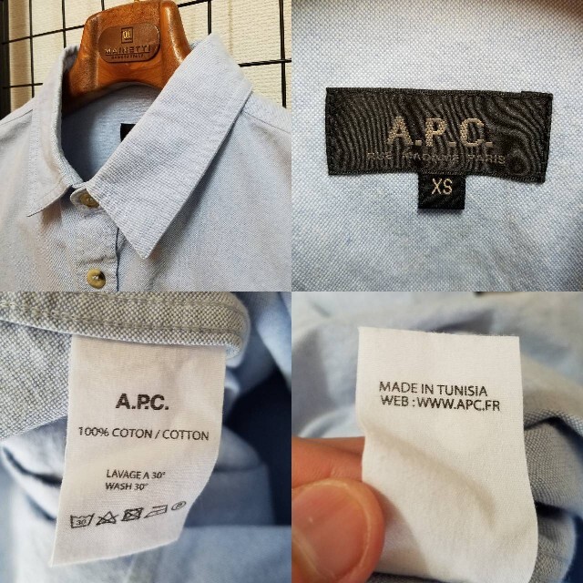 A.P.C(アーペーセー)のチュニジア製 A.P.C. Pocket Oxford S/S Shirt メンズのトップス(シャツ)の商品写真