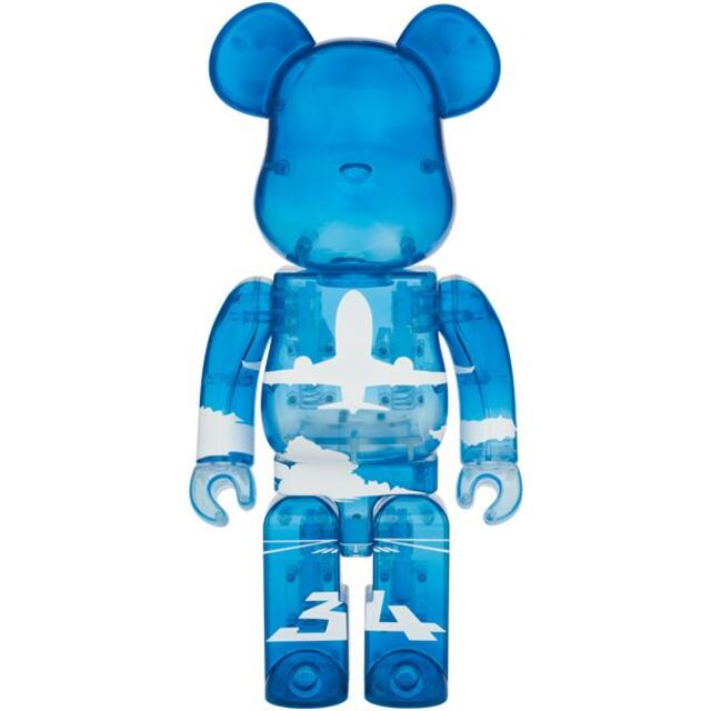 MEDICOM TOY(メディコムトイ)のBE@RBRICK for ANA ANAブルースカイ 100% & 400% エンタメ/ホビーのフィギュア(その他)の商品写真