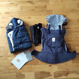 エルゴベビー(Ergobaby)のエルゴ　抱っこひも　防寒カバー付き(抱っこひも/おんぶひも)