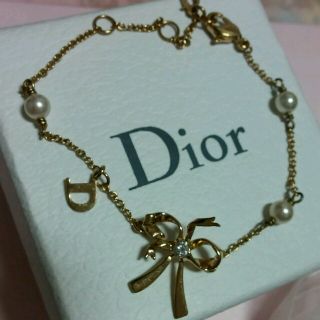 ディオール(Dior)のDior♡リボンブレスレット(ブレスレット/バングル)