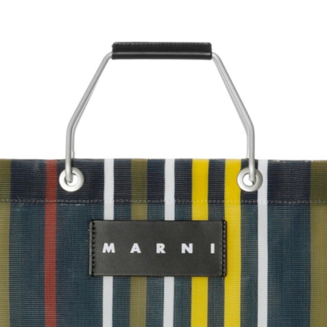 Marni(マルニ)のマルニ◎お値引きしました◎ 表参道ヒルズ購入　新品未使用　マルニストライプバック レディースのバッグ(トートバッグ)の商品写真