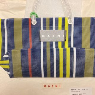 マルニ(Marni)のマルニ◎お値引きしました◎ 表参道ヒルズ購入　新品未使用　マルニストライプバック(トートバッグ)