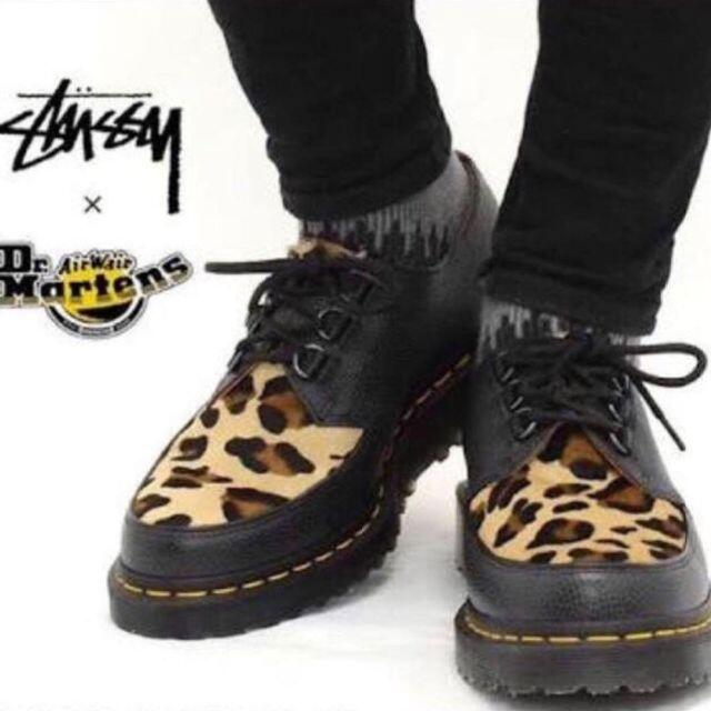 Dr.Martens(ドクターマーチン)の【専用】Dr.Martens×STUSSY BAILEY UK5 厚底 ハラコ レディースの靴/シューズ(ローファー/革靴)の商品写真