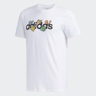 アディダス(adidas)のadidas アディダス Lサイズ ポケモン Tシャツ　半袖(Tシャツ/カットソー(半袖/袖なし))