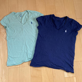 ポロラルフローレン Tシャツ(レディース/半袖)（グリーン・カーキ/緑色 