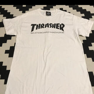 スラッシャー(THRASHER)のスラッシャー 白Tシャツ　M(Tシャツ/カットソー(半袖/袖なし))